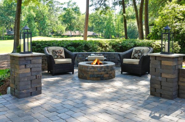 Fire Pit Installation in Brandon